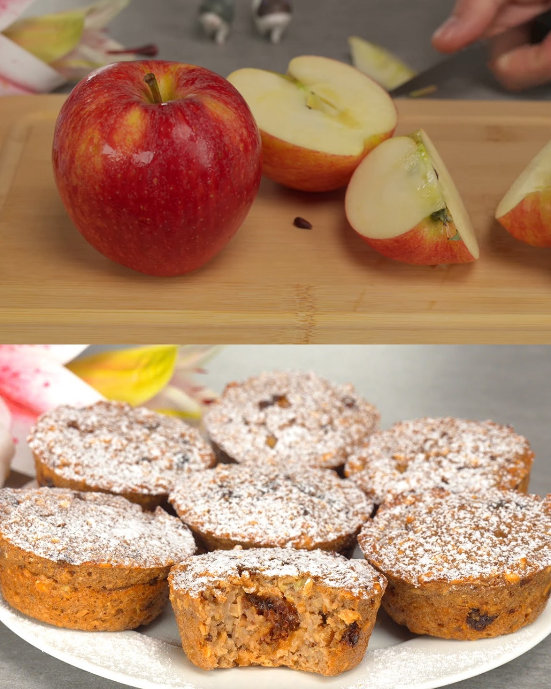 Slimming Oatmeal Banana Apple Bars 1 Slimming Oatmeal Banana Apple Bars