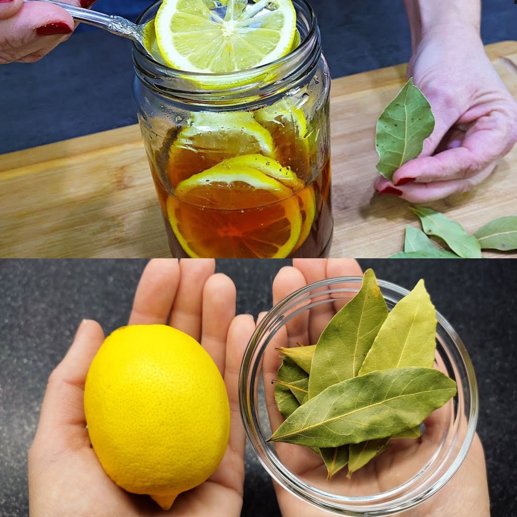 Homemade Bay Leaf and Lemon Cough Syrup 1
