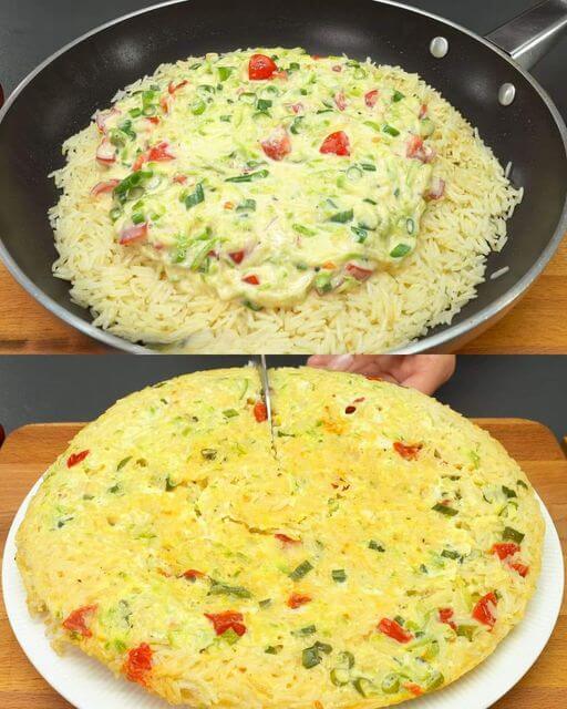 Zucchini and Rice Egg Bake 1 Zucchini and Rice Egg Bake