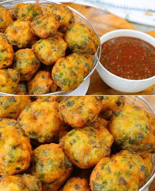 Crispy Fried Vegetable Fritters