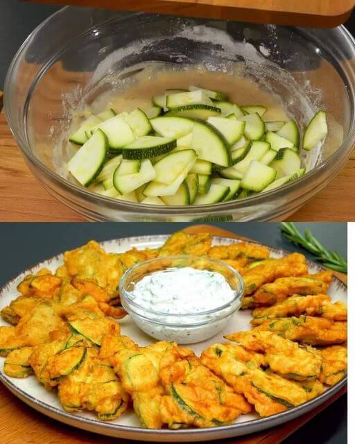 Zucchini Fritters with Yogurt-Dill Sauce