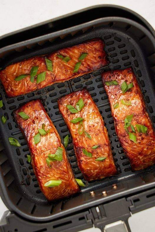 Marinated Air Fryer Salmon 1