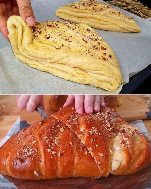 Cream-Filled Nut Bread Recipe 1 Cream-Filled Nut Bread Recipe