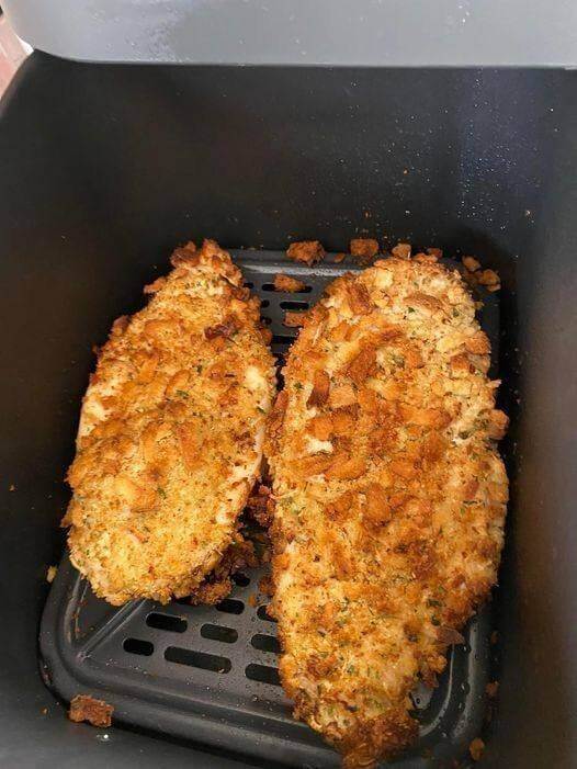 Air fryer Parmesan Crusted Chicken 1