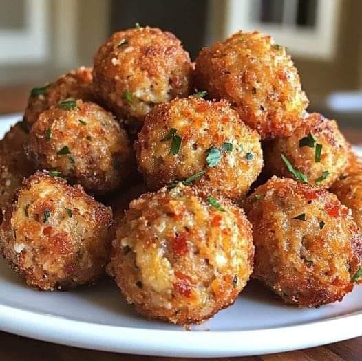 Irresistible Rotel Cream Cheese Sausage Balls 1