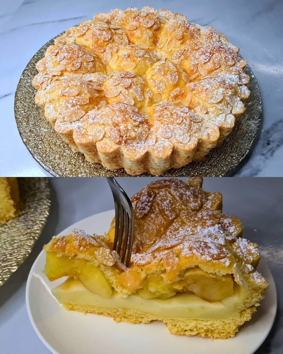 Classic Apple Pie with Lemon Cream Filling 1 Classic Apple Pie with Lemon Cream Filling