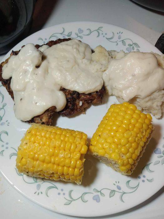 Country Fried Steak in an Air Fryer with Homemade Gravy 1