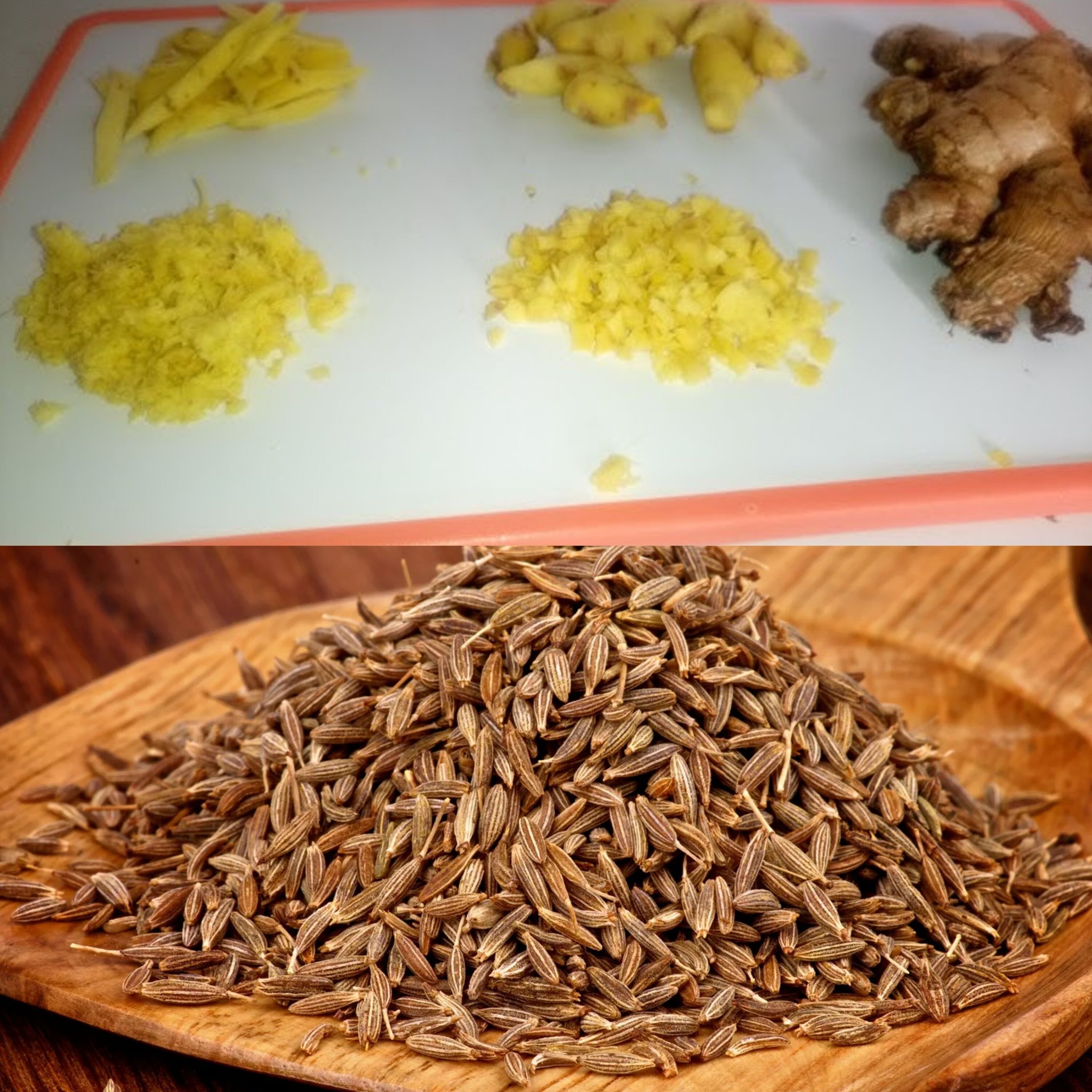 Cumin and Grated Ginger 7