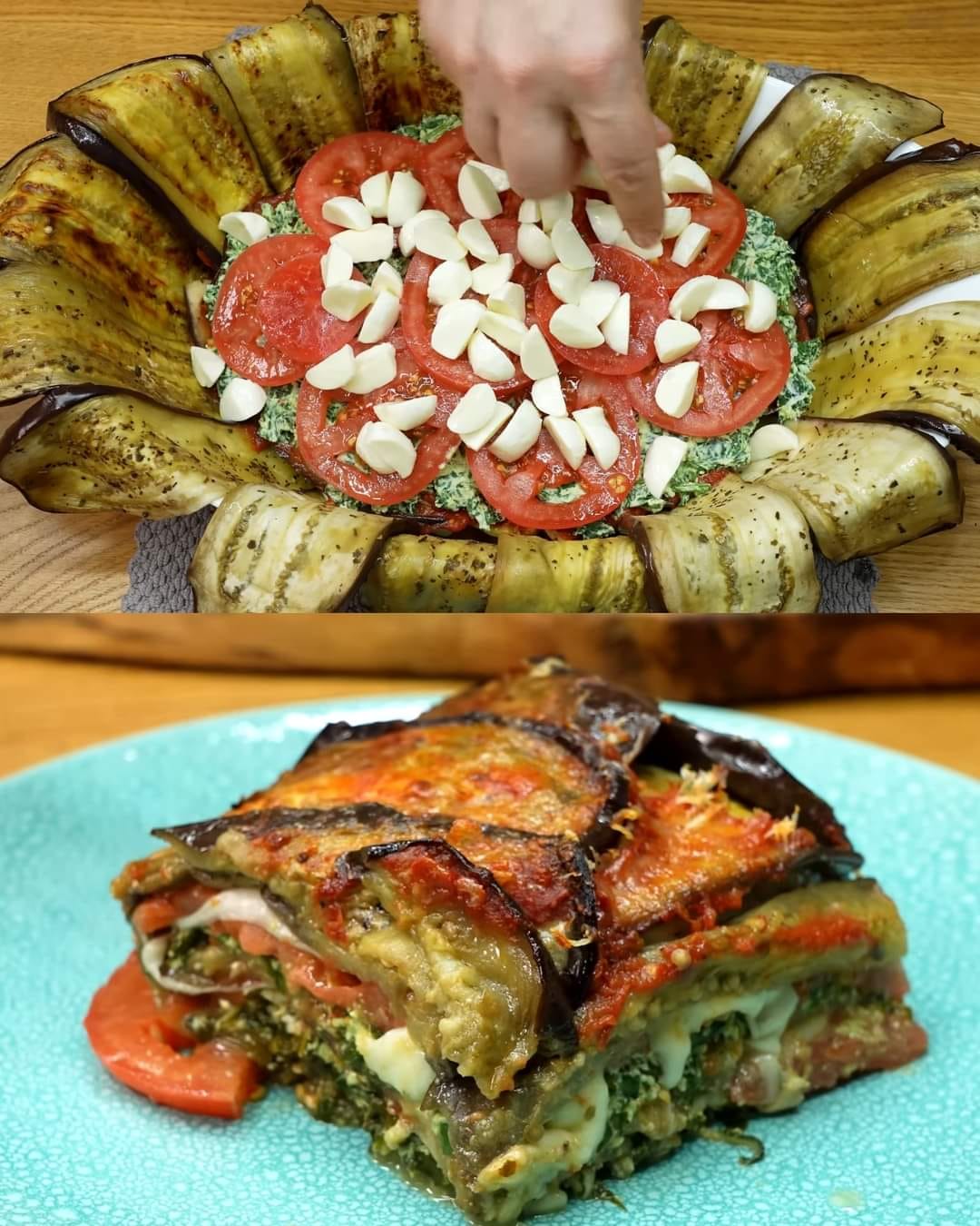 Title: Baked Eggplant Spinach and Ricotta Casserole 1 Title: Baked Eggplant Spinach and Ricotta Casserole