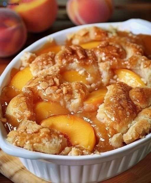 Juicy Peach Cobbler 1