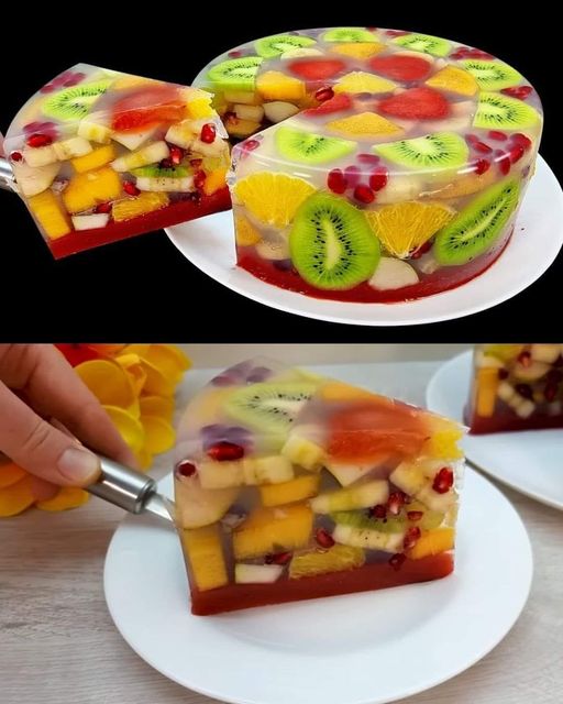Fresh and Fruity Jelly Cake Recipe 1 Fresh and Fruity Jelly Cake Recipe