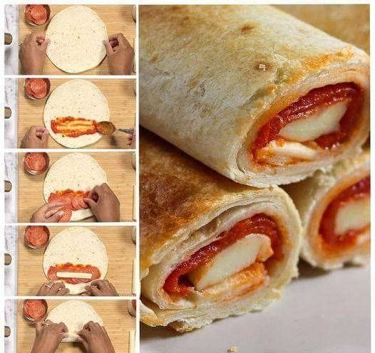 Air fryer pizza roll ups 1