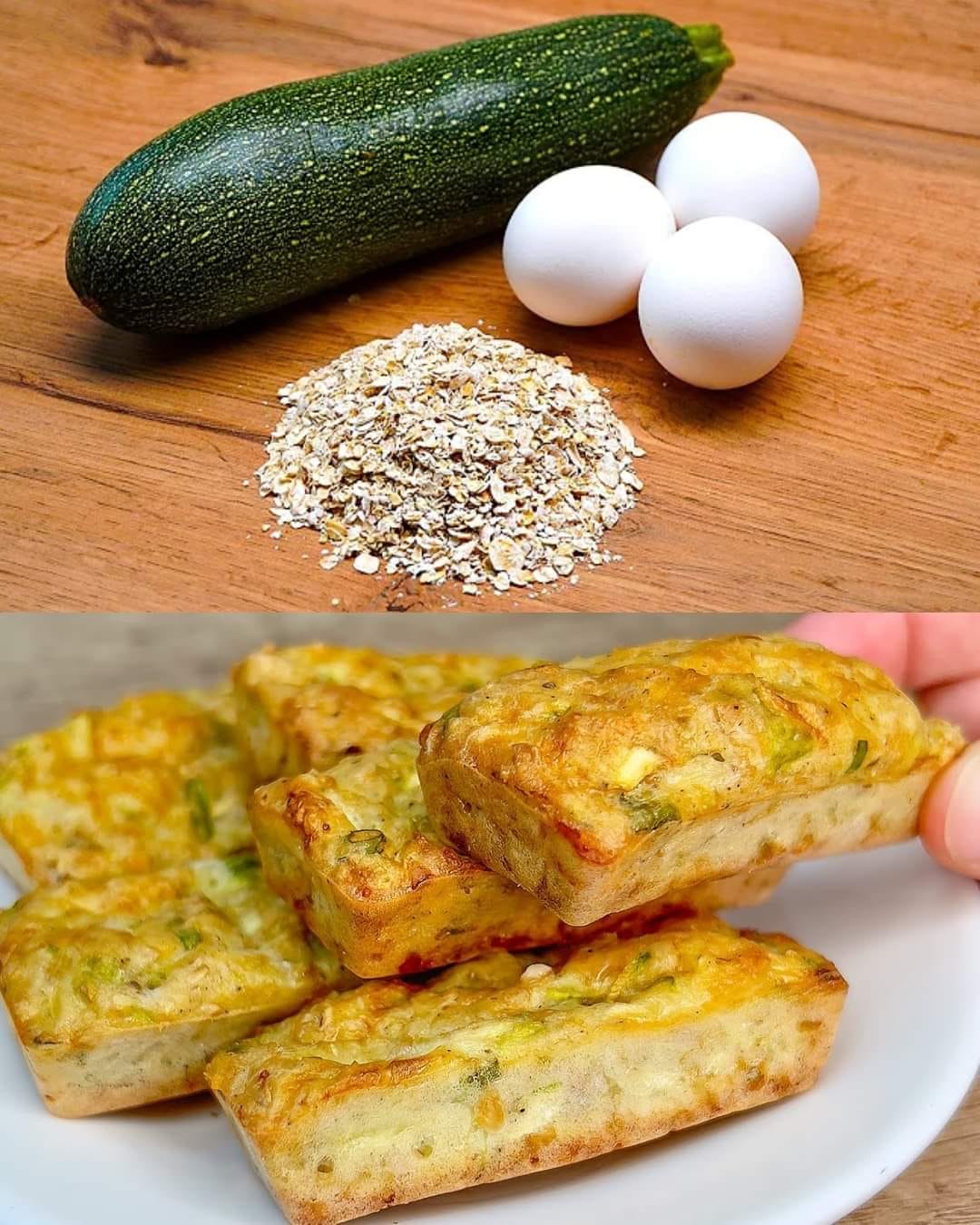 Zucchini and Cheese Oat Bakes 1 Zucchini and Cheese Oat Bakes
