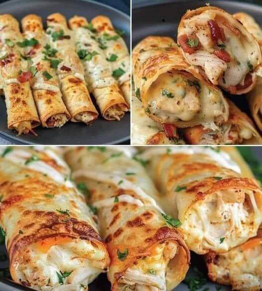 Gourmet Chicken Ranch Roll-Ups in the Air Fryer 1