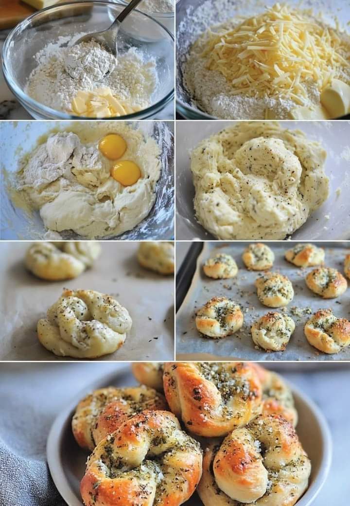 Garlic Parmesan Knots 1