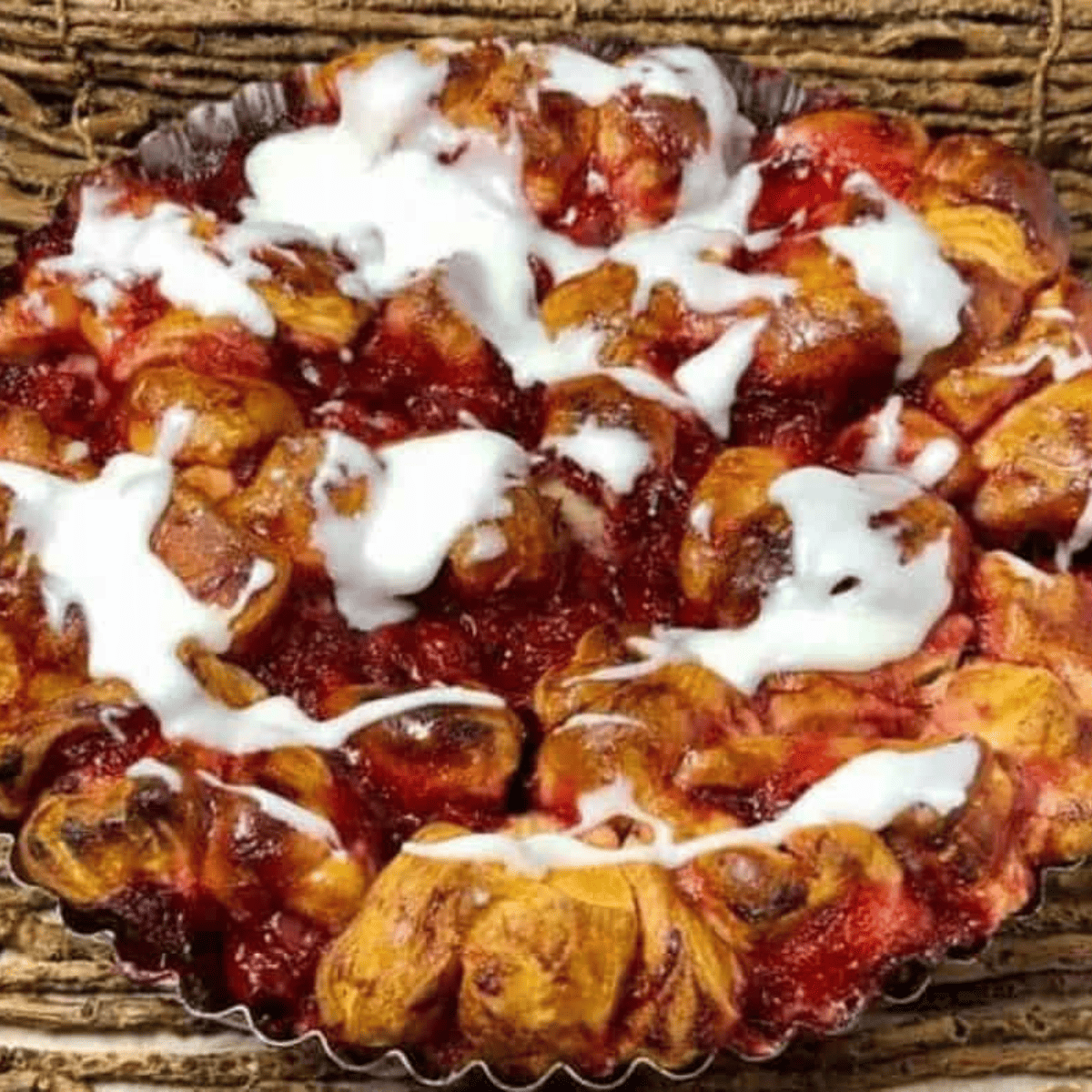 Air Fryer Cherry Pie Bubble Up 1