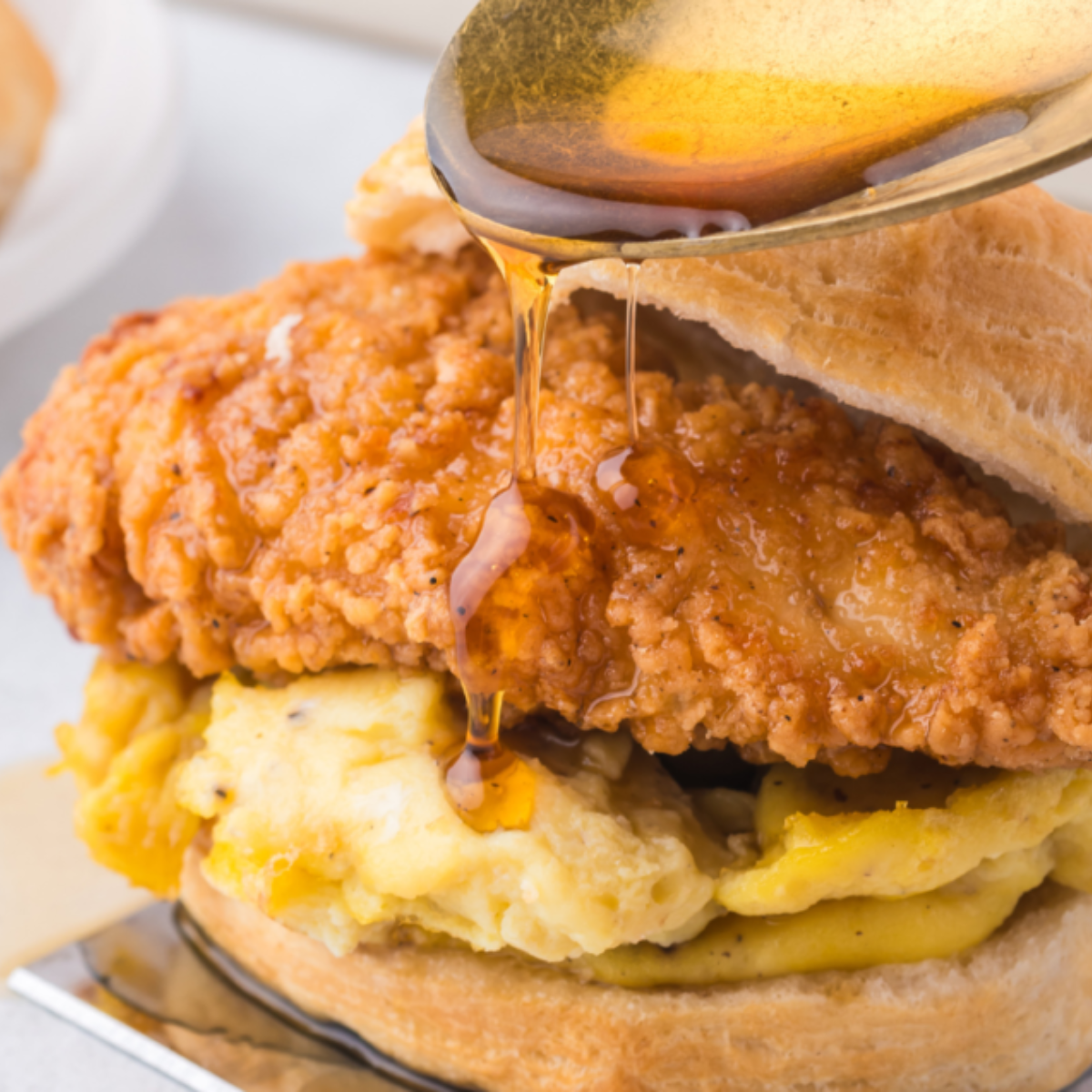 Air Fryer Chicken Biscuit Sandwich Recipe 1