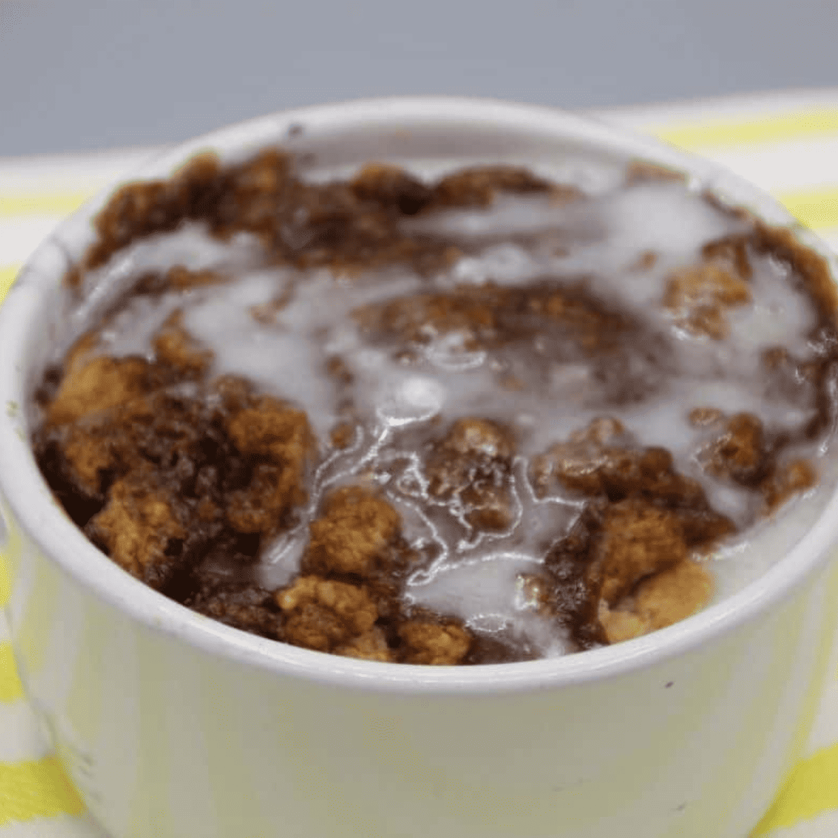 Air Fryer Cinnamon Nut Swirl Mug Cake 1