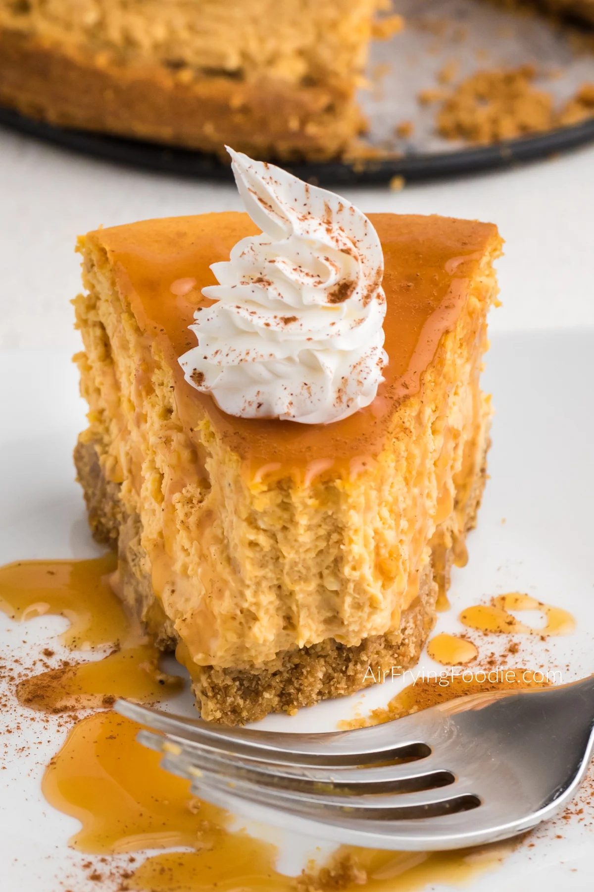 Air Fryer Pumpkin Cheesecake 1