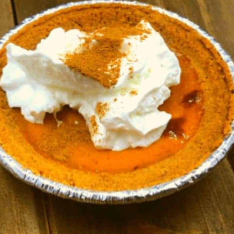 Air Fryer Pumpkin Pie With Graham Crust 1