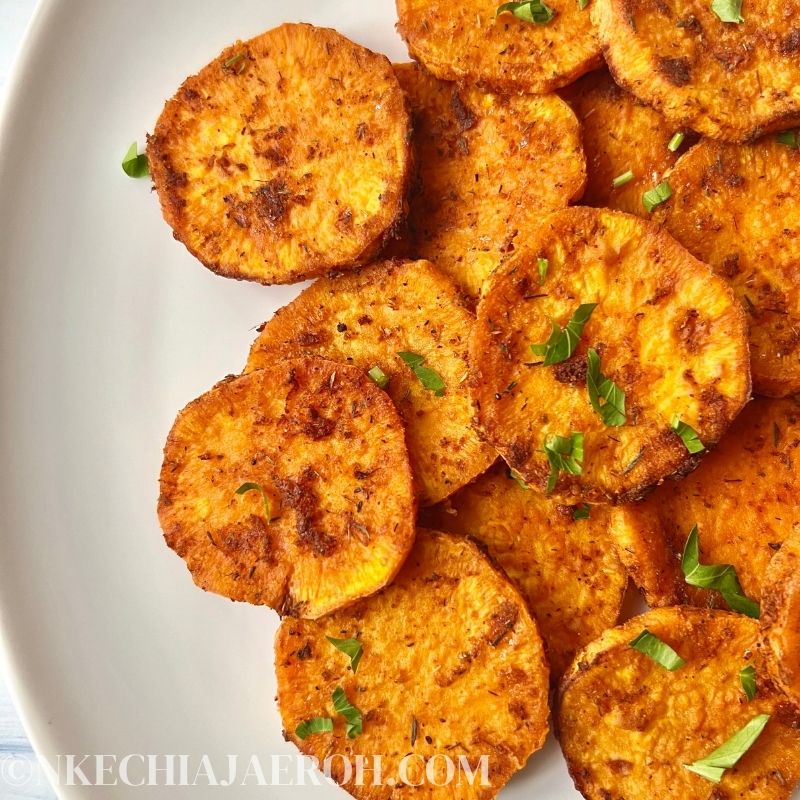 Air Fryer Sweet Potato Slices (Sweet Potato Rounds) 1