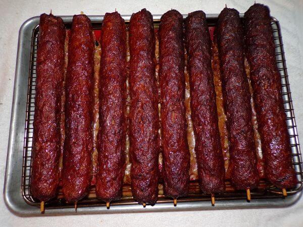 Ground chuck roll with a pound of bacon and shredded cheese. 1