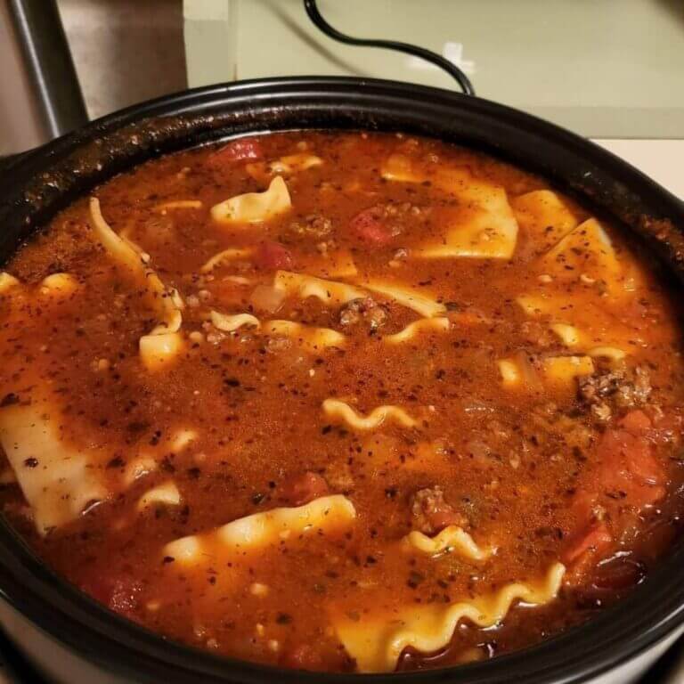 Lasagna soup 1