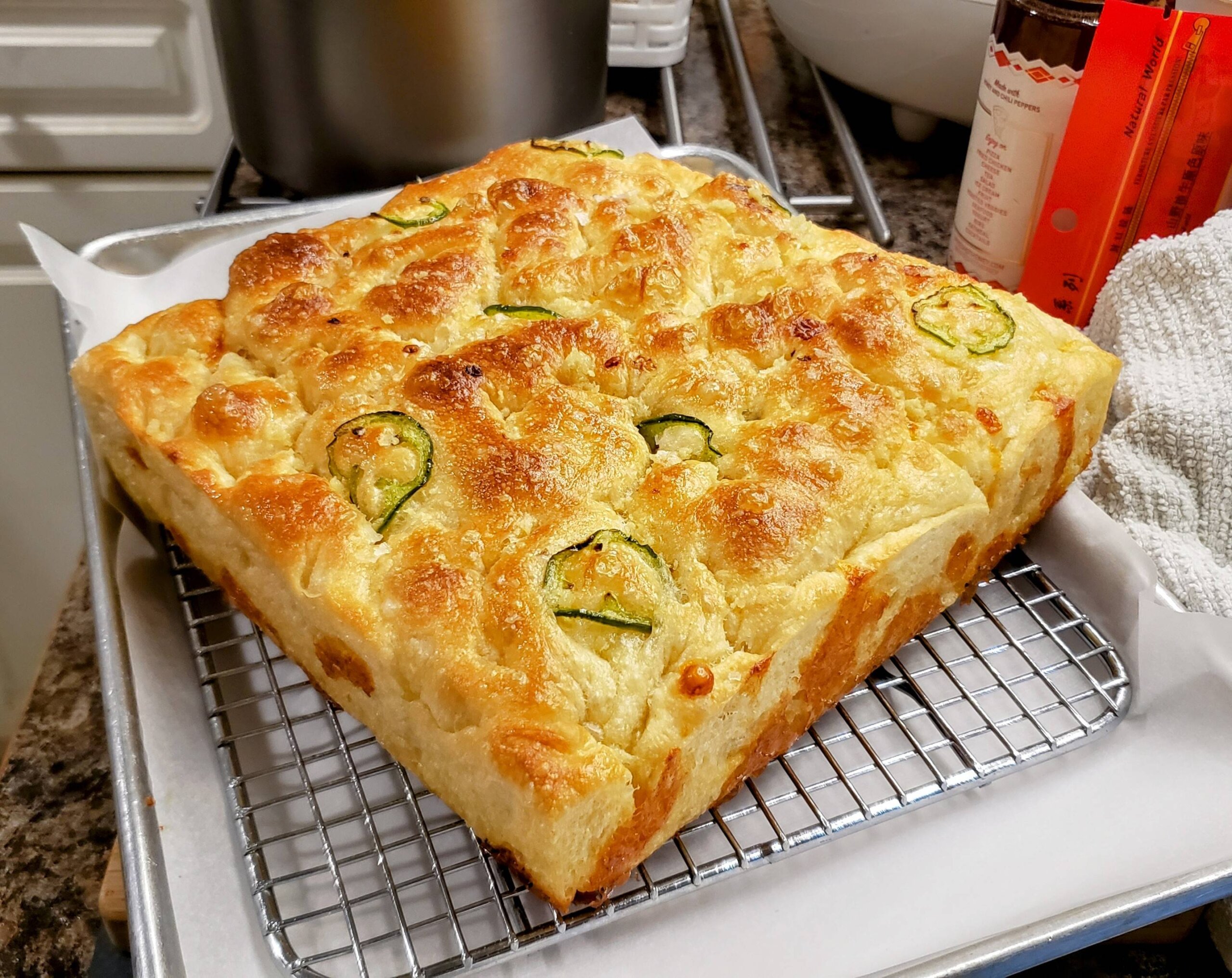 Jalapeño Cheddar Focaccia 1