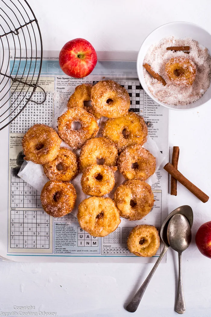 AIR FRYER APPLE RING DOUGHNUT 1