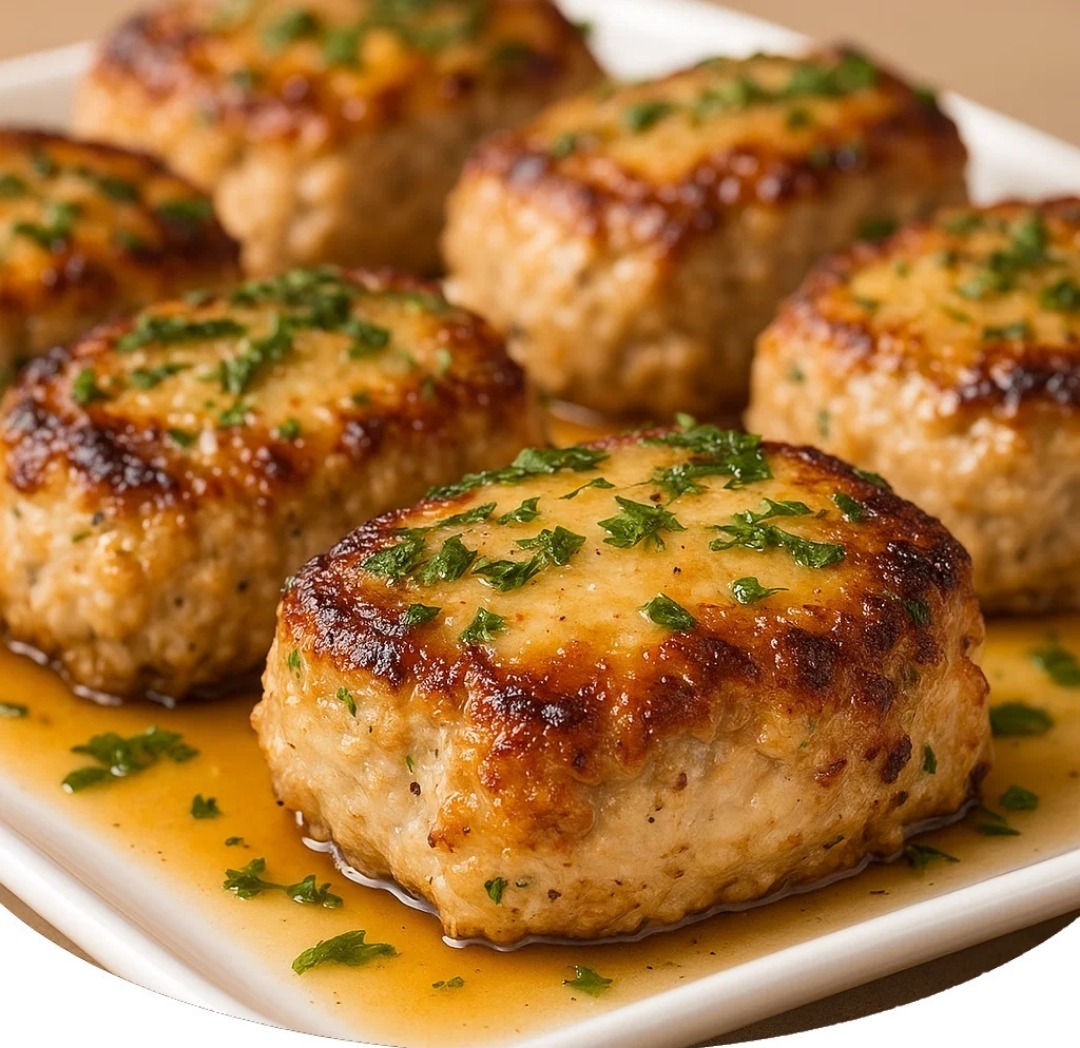 Garlic Parmesan Chicken Meatloaves 1