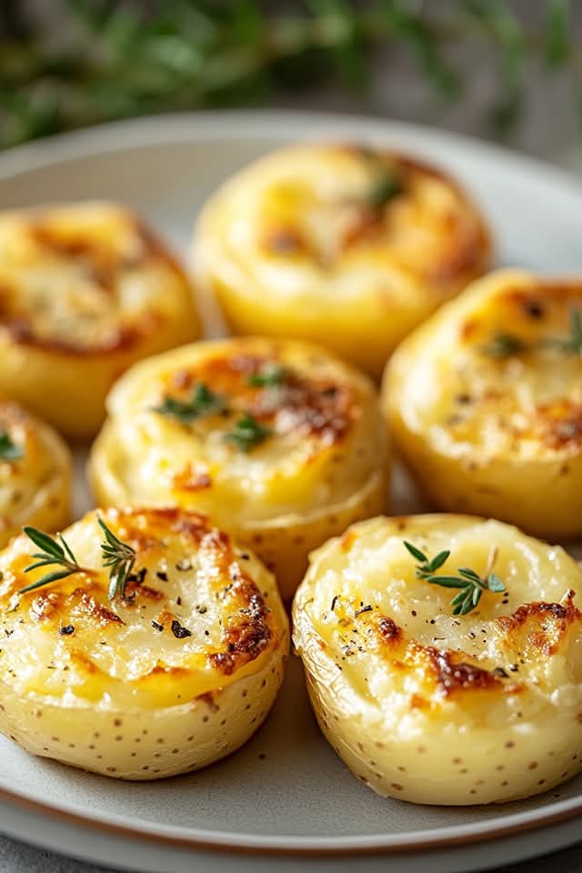 Cheesy Air Fryer Potato Medallions Recipe 1