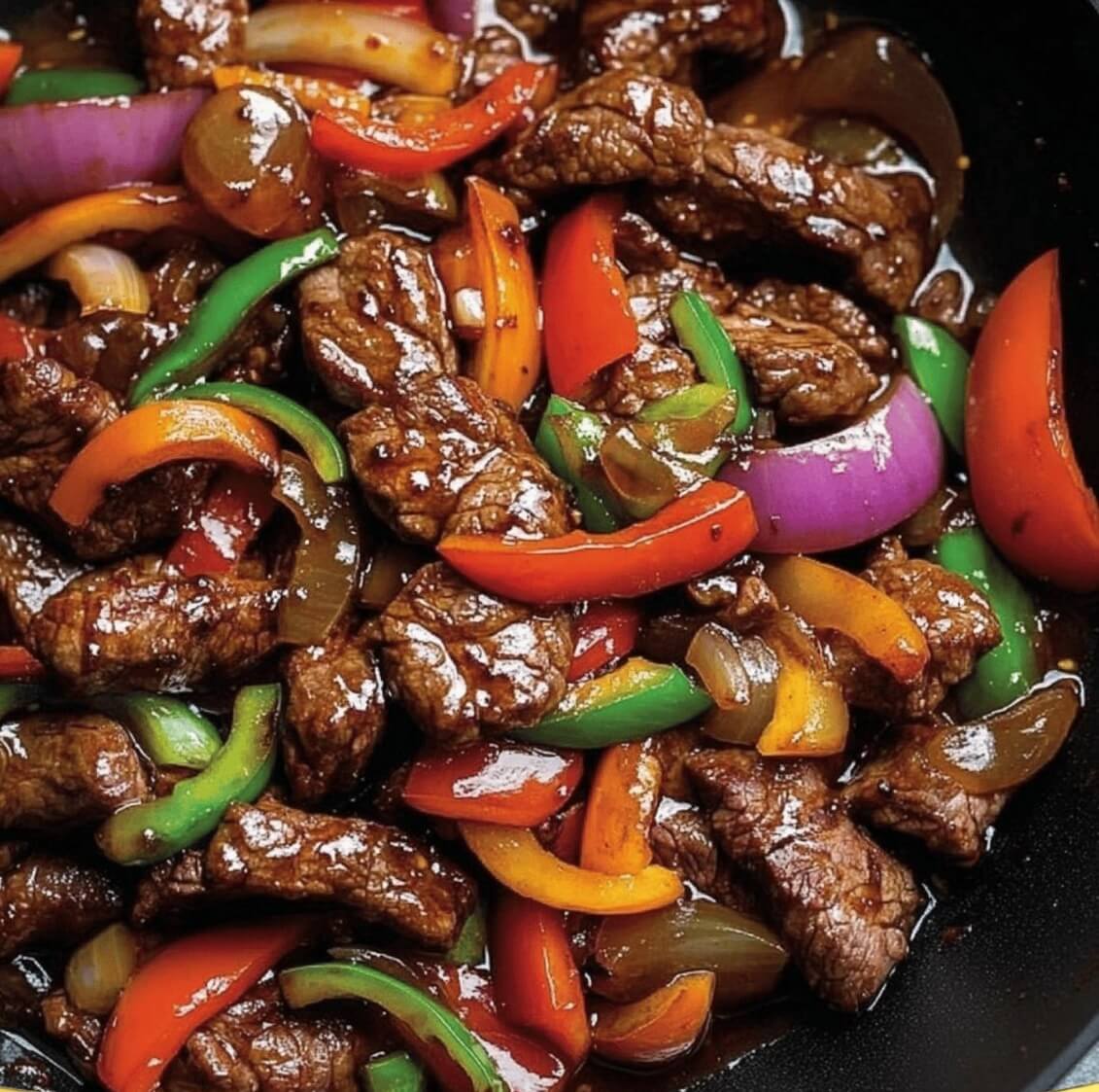 Air Fryer Chinese Pepper Steak 1