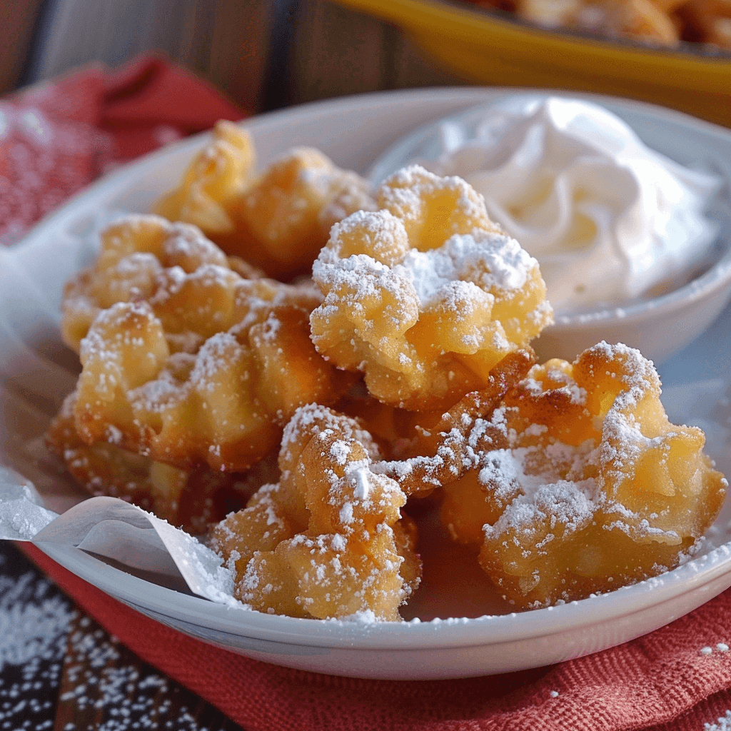 Air Fryer Funnel Cake Bites Recipe 1