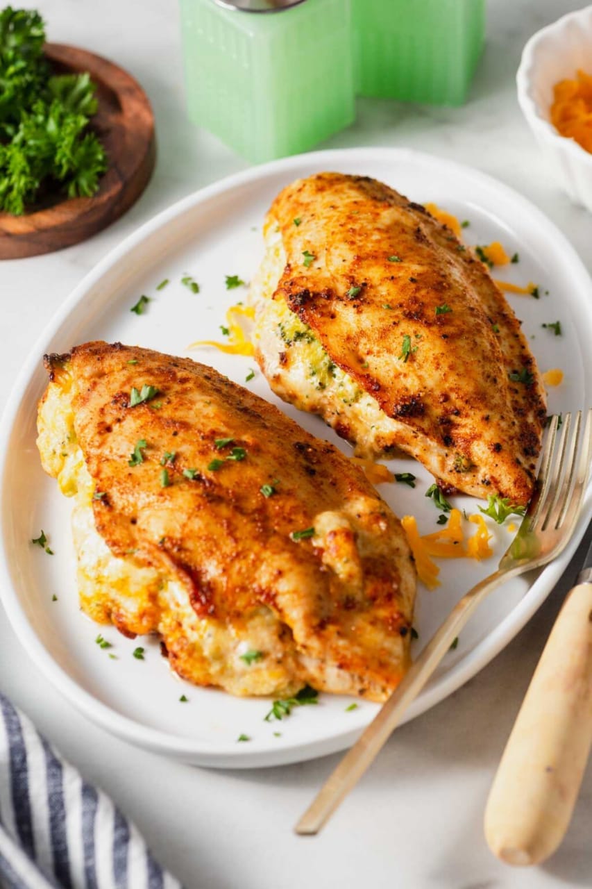 Delicious Air Fryer Stuffed Chicken Breasts 1