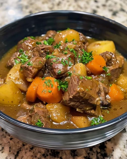 Traditional Irish Beef Stew 1