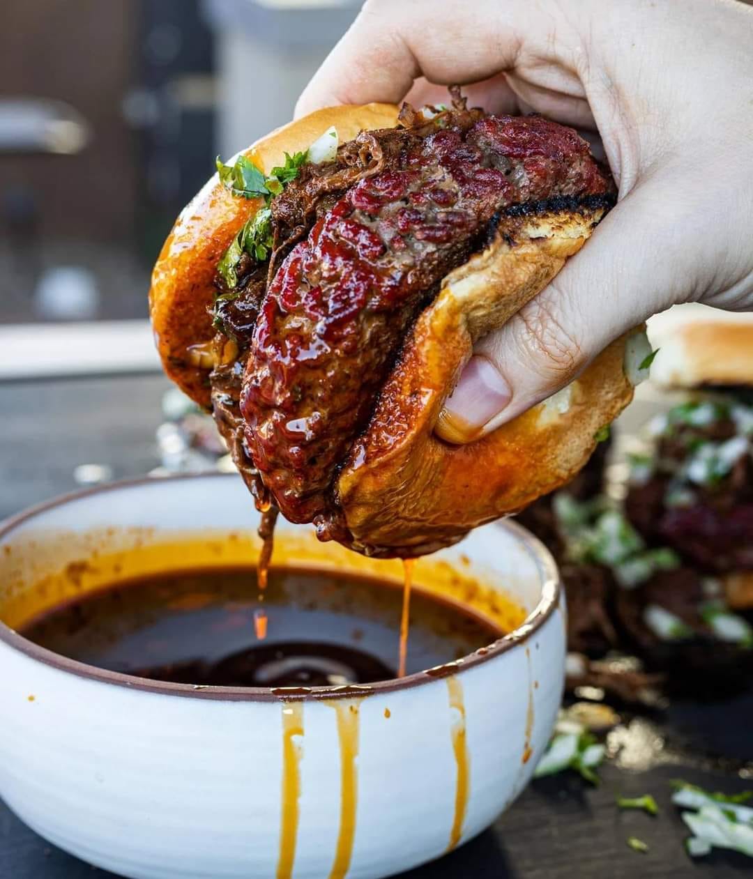 Burgers with Smoked Beef Birria 1
