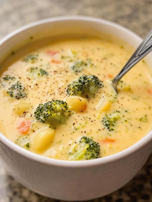 Recipe for Cheddar Broccoli Potato Soup 1