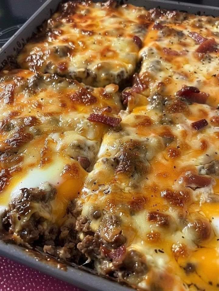Baked Beef Casserole with Cheesiness 1