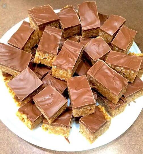 Chewy Snickers Brownies 9