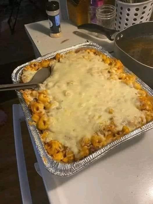 Baked Tortellini Casserole with Cheese 1