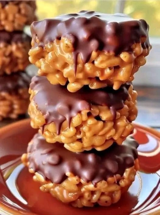 Crispy Rice Treats Dipped in Chocolate 1
