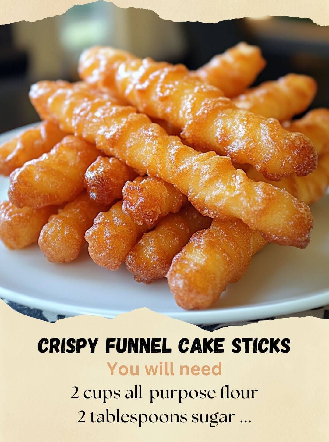 Sticks of Crispy Funnel Cake 1