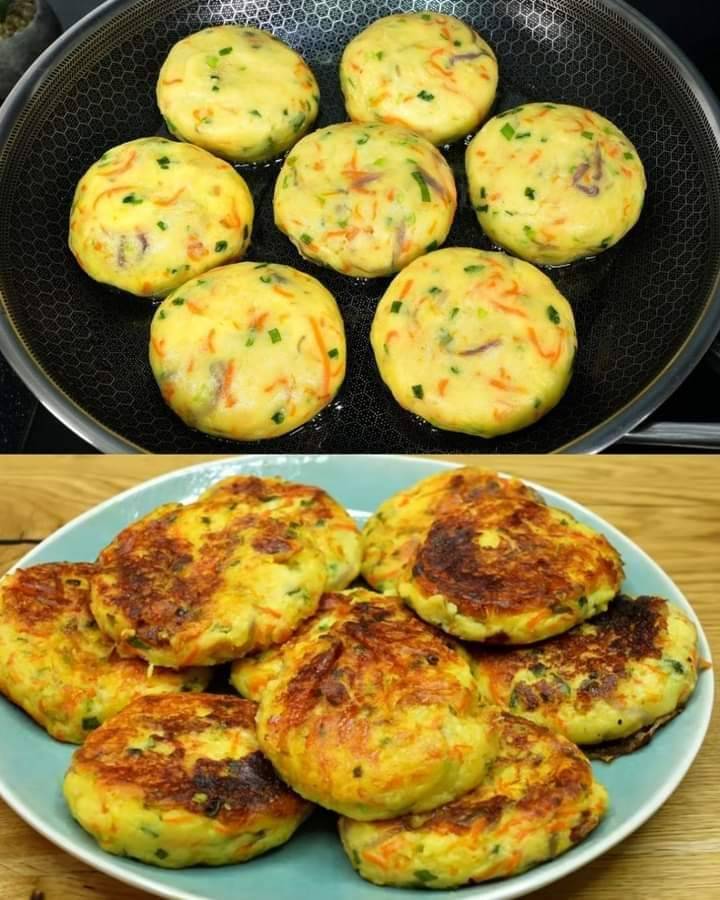 Crispy Vegetable Fritters Recipe 2 Crispy Vegetable Fritters Recipe