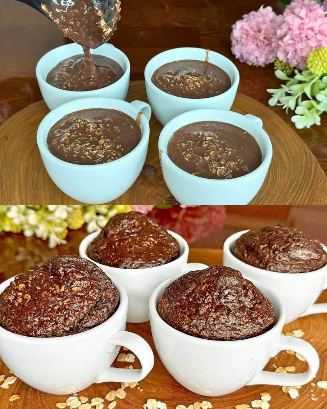 Healthy Oatmeal Cocoa cups 4 Healthy Oatmeal Cocoa cups
