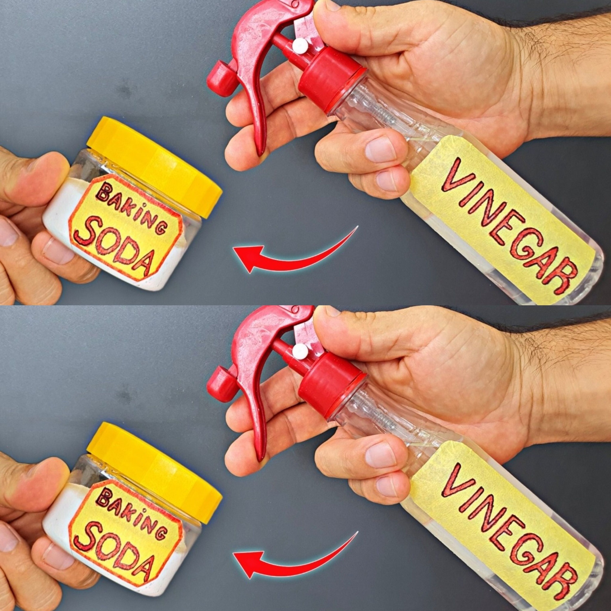 mixing vinegar and baking soda will astound you 1