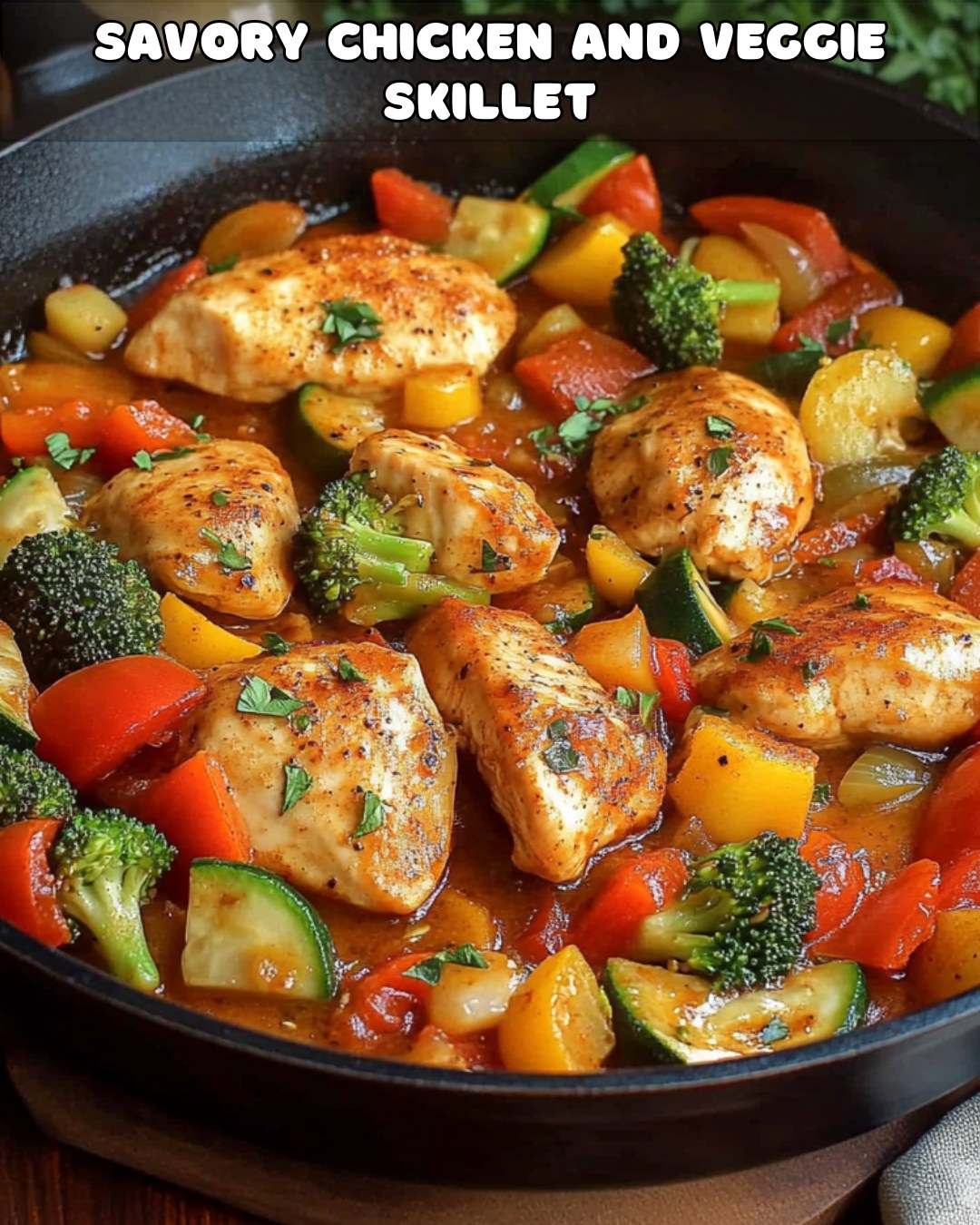 One-Pan Savory Chicken and Veggie Skillet 1