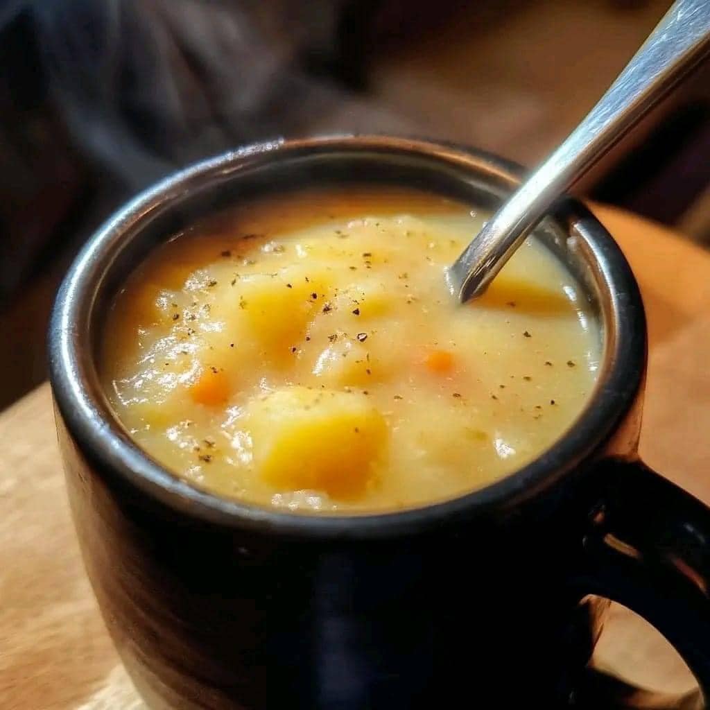 Warm and comforting potato soup 1