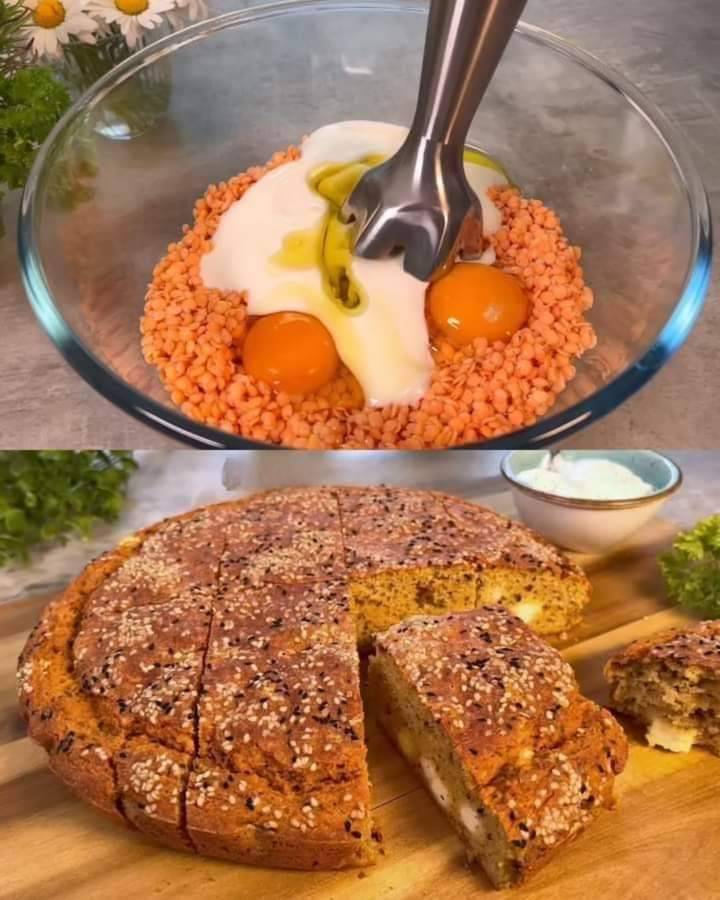Savory Lentil Bread with Feta and Herbs 1 Savory Lentil Bread with Feta and Herbs