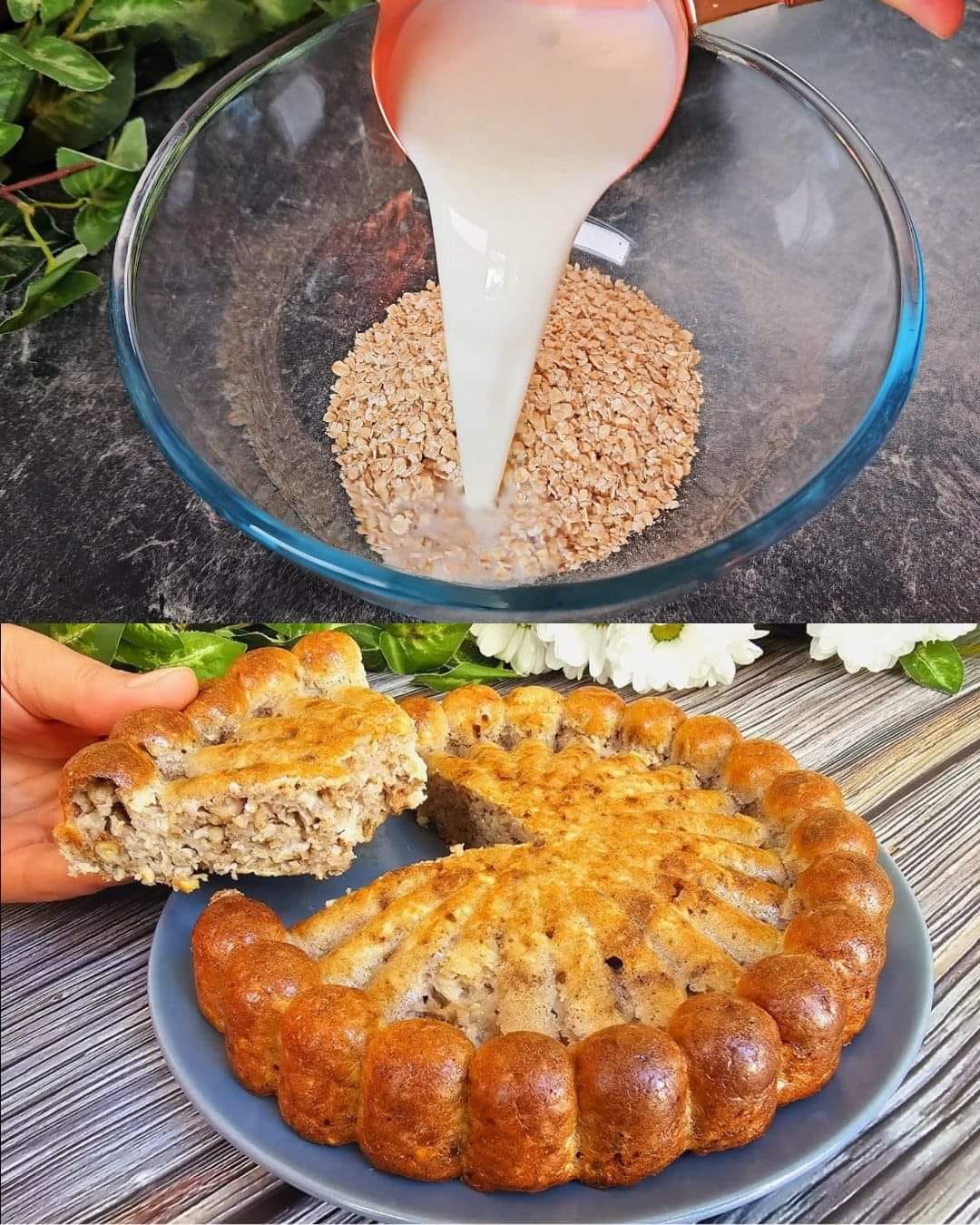 Baked Apple Oatmeal with Cinnamon and Nuts 1 Baked Apple Oatmeal with Cinnamon and Nuts