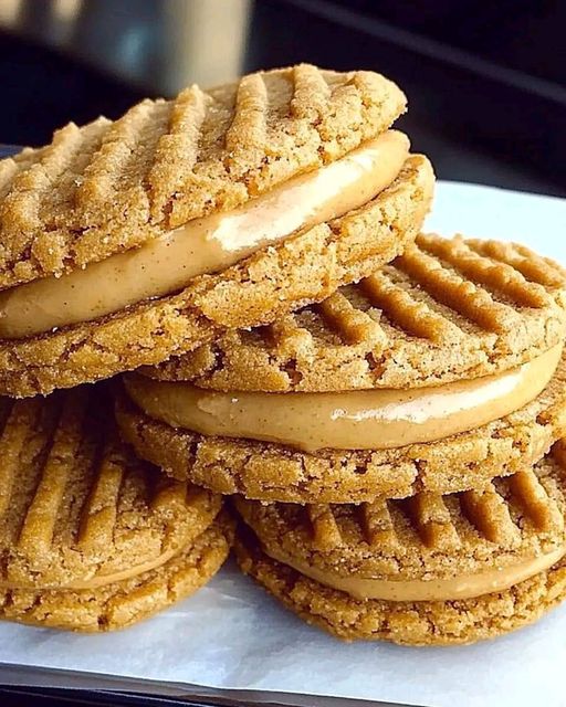 Sandwich Cookies with Peanut Butter 1